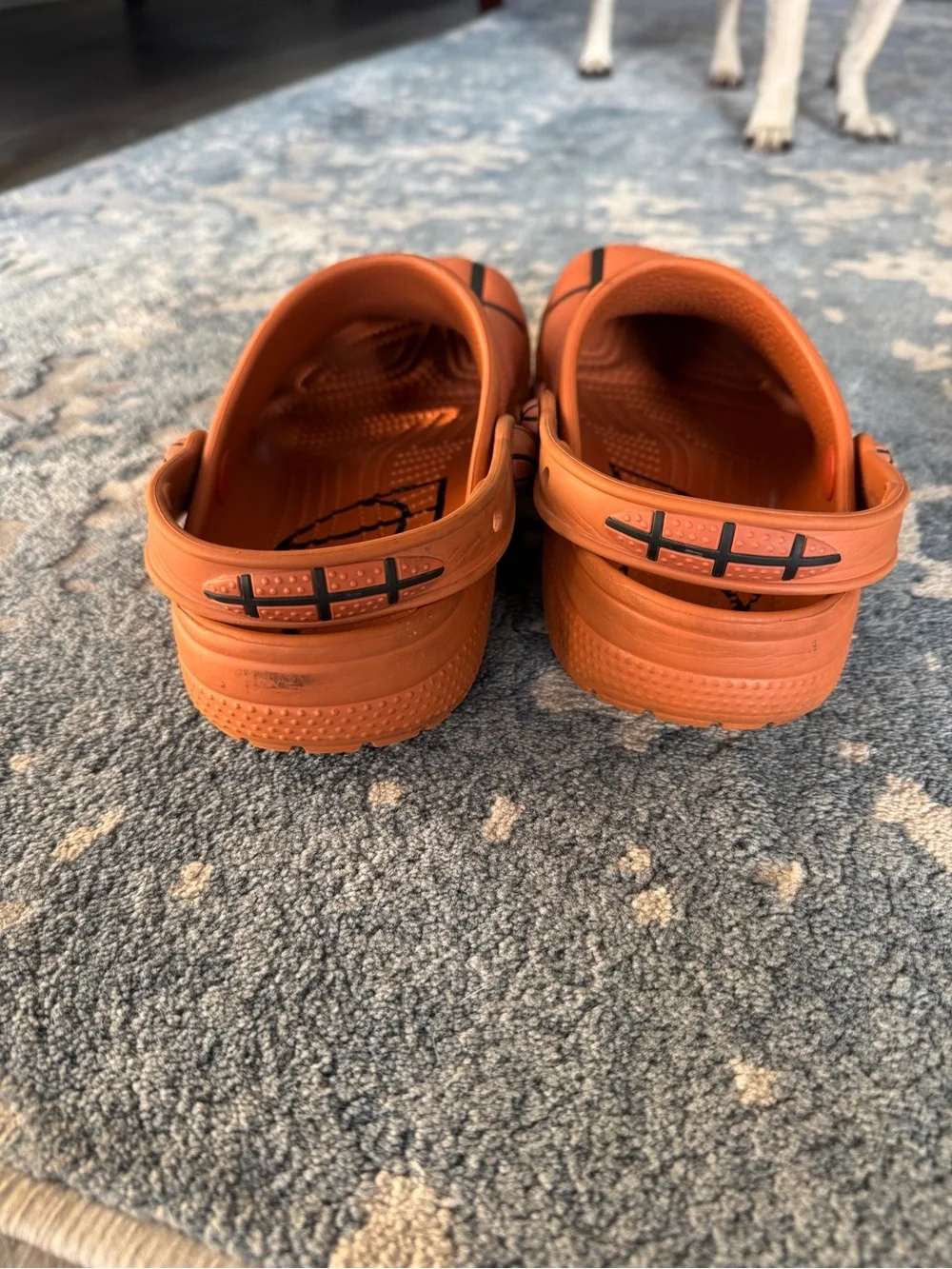 Kids Orange Basketball Clog crocs